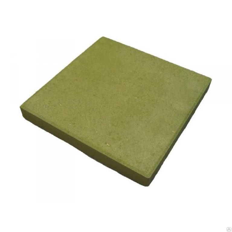 Тротуарная плитка "12 камней", 500х500х50 мм,зеленый