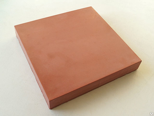 Тротуарная плитка "12 камней", 500х500х50 мм, оранжевый