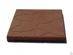 Тротуарная плитка "Тучка", 300 х 300 х 30 мм, коричневый 