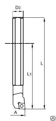 Расточной резец по стандарту ISO. Диаметр расточки от 10 до 13 мм