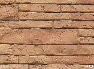 Фасадная панель Nailite Stacked Stone коричневый длина 113 см, ширина 49,5