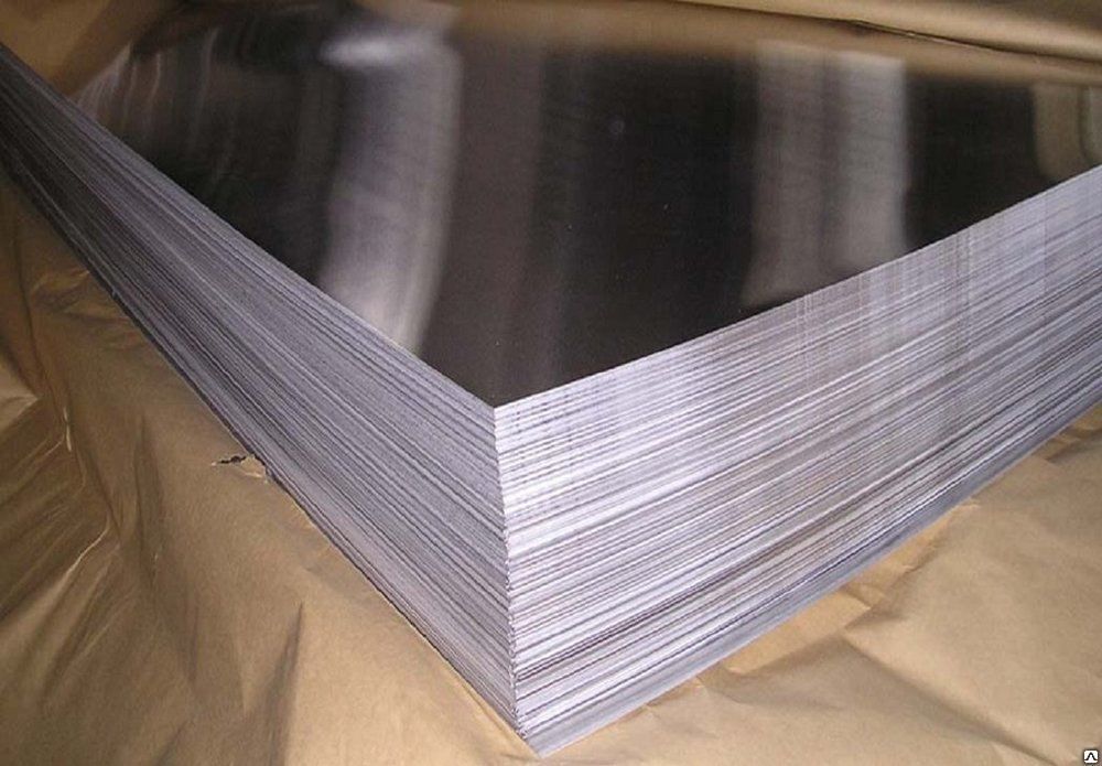 Лист алюминиевый АМГ5м 6,0х1500х4000 теор. вес 95,4