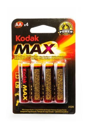 Батарейка Kodak Max LR6 пальчиковая 4 штук