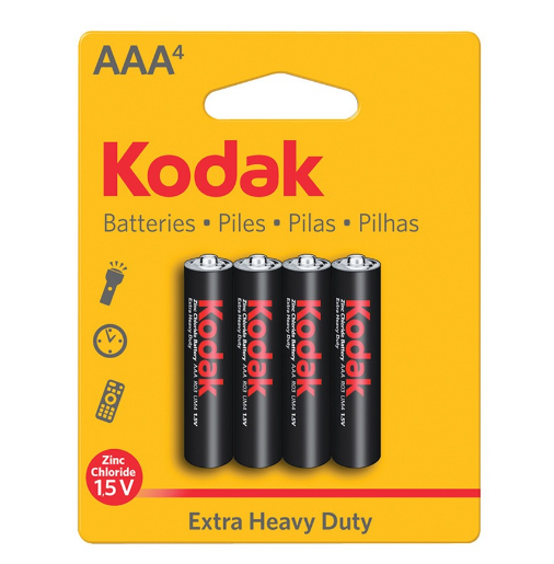 Батарейка Kodak Ехtra Heavy Duty R03 мизинчиковая 4 штук