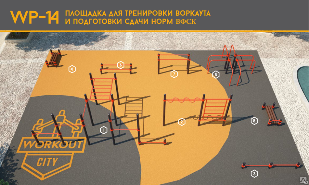 Карта воркаут площадок