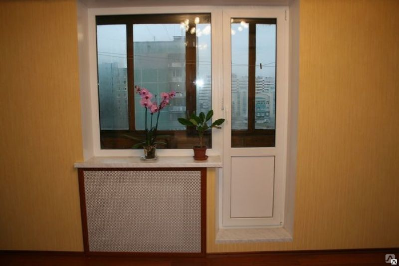 Балконный блок (пластиковое окно с балконной дверью)