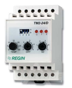 Термостат для монтажа на DIN-рейку TM2-24/D (Regin)