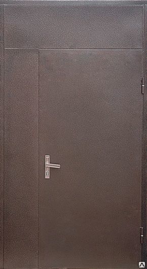 Дверь входная с внутренней отделкой ЛДСП( С фрамугой)
