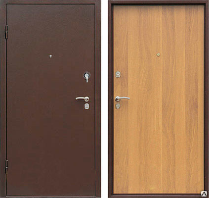 Дверь Утепленная с внутренней отделкой ЛДСП (размеры ш 750-980 в 1750-2150)