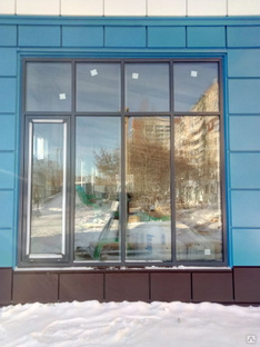 Алюминиевые окна фасады 