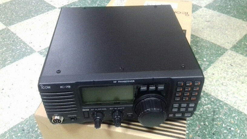 Кв радиостанция типа icom ic78 с блоком питания и афу