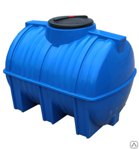 Горизонтальная емкость для воды 500 литров (двухслойная)
