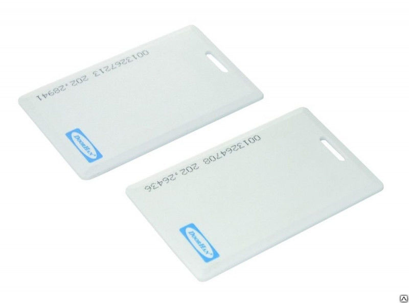 Проксимити карточка CARD EM прямоугольная белая