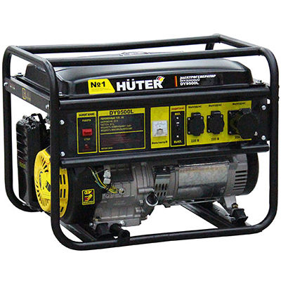 Электрогенератор бензиновый Huter DY9500L