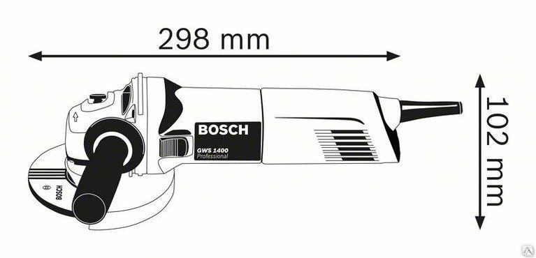 Bosch gws 1400 схема