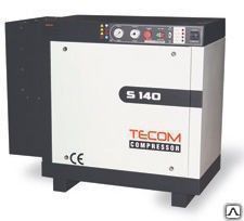 Винтовой воздушный масляный компрессор Tecom S 140 13 (1750 л/мин , 13 бар)