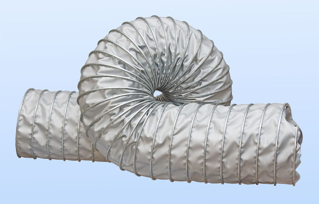 Воздуховод на тканевой основе пропитанной силиконом CLIP SILICON d600
