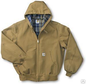 Куртка Carhartt демисезонная с капюшоном несъемным J138 на молнии