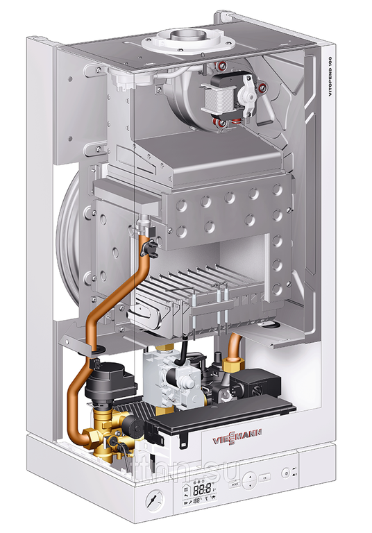 Одноконтурный газовый котел Viessmann Vitopend 100-W 34 кВт А1НВ003 U-rlu ―  купить, выгодная цена в интернет-магазине Техника Тепла