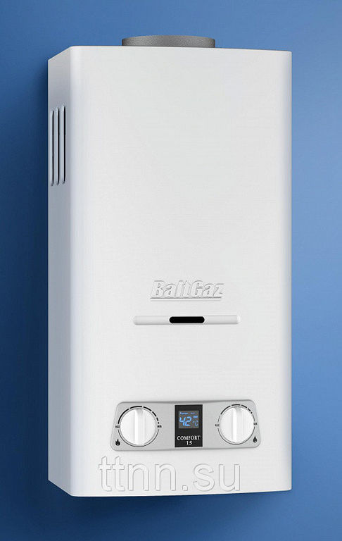 Газовая колонка BaltGaz Comfort 15 электроподжиг и модуляция пламени