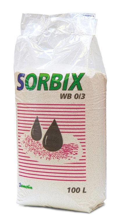 Гранулированный плавучий сорбент SORBIX WB 0/3 из перлита для впитывания нефтепродуктов 7 кг